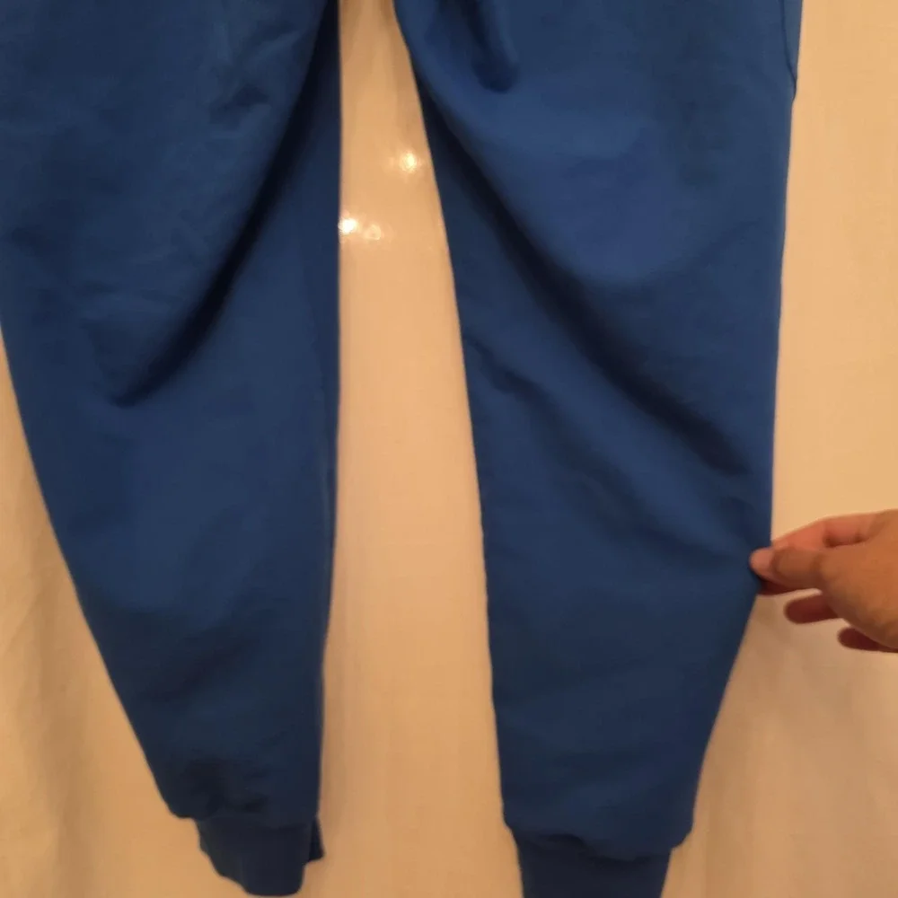 FIGS‎ Technical Collection Pants Mens XL Blue Jogger Scrub Elastic Waist Cargo